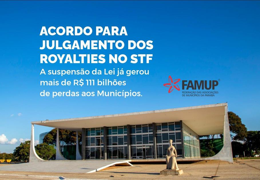 CNM e Famup fecham acordo com 19 estados para destravar julgamento dos royalties no STF