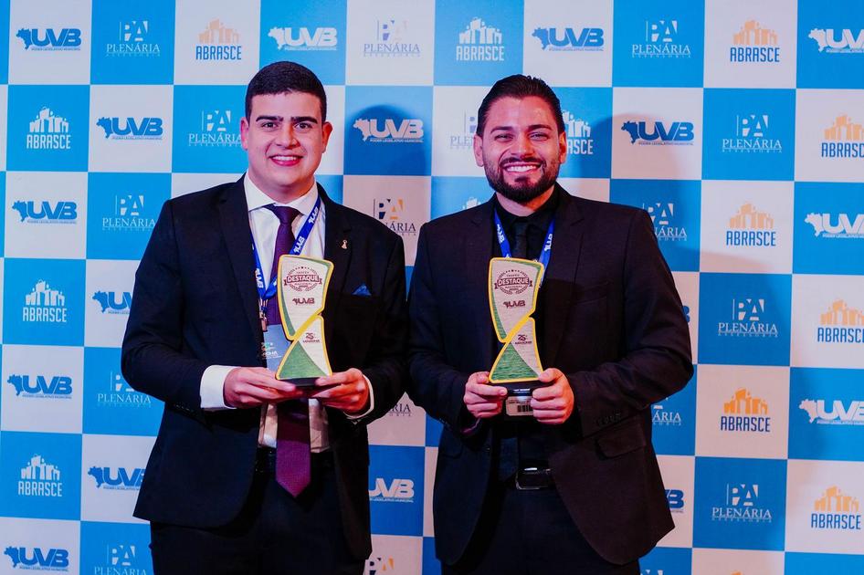De Bananeiras e Remígio para o Brasil: vereadores paraibanos são premiados em Brasília