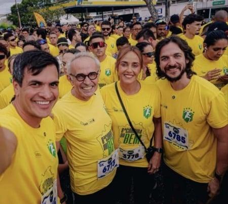 Cícero Lucena participa da 8ª Corrida do Bem e ratifica compromisso com serviços de combate ao câncer