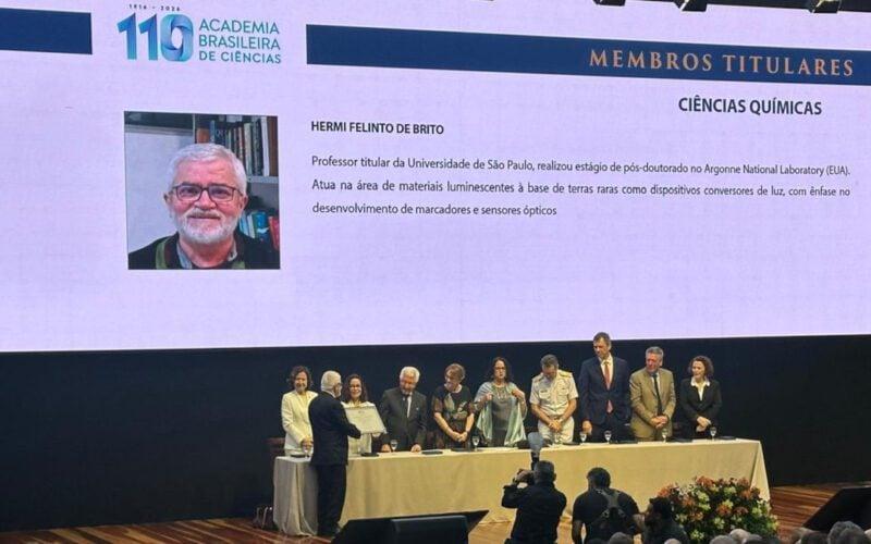 Cientista cajazeirense Hermi Felinto toma posse na Academia Brasileira de Ciências