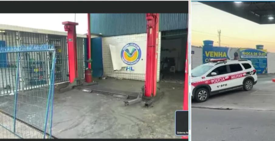 Criminosos tentam explodir cofre de posto de combustíveis em João Pessoa e fogem sem levar dinheiro