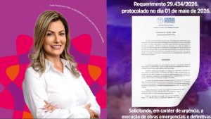 Danielle do Vale acompanha impactos das chuvas e solicita obras emergenciais na PB-032 após agravamento de cratera