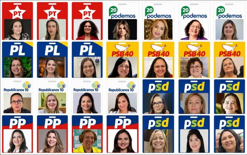 Eleições 2026: Conheça as pré-candidatas a deputada federal pela Paraíba