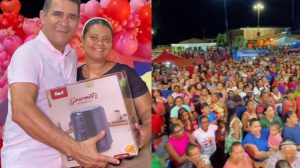 Festa das Mães em Caaporã reúne multidão e sorteia prêmios; prefeito Chico Nazário celebra sucesso