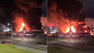 Fogo destrói Circo do Tirú em Natal; humorista Tirulipa promete reconstrução