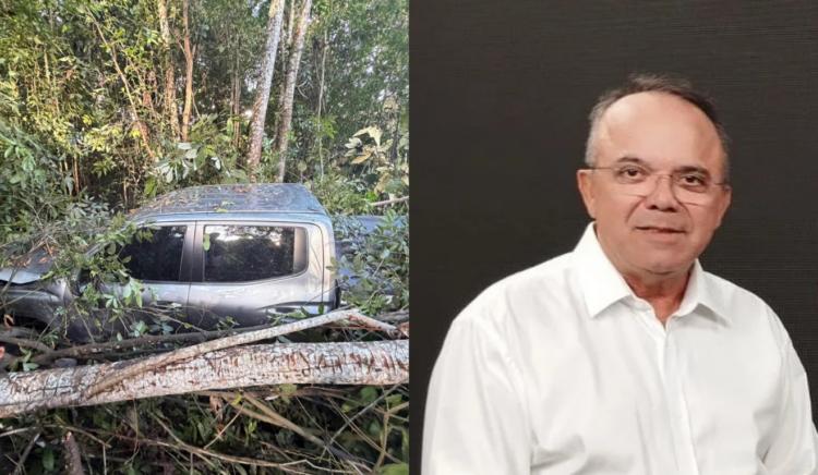 Jornalista Clilson Júnior sofre acidente na BR-230 e é levado ao hospital