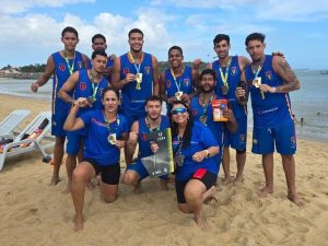 Paraíba encerra participação nos Jogos Universitários Brasileiros de Praia com 12 medalhas