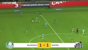 Torcedor fantasiado de Hulk quebra a perna ao invadir gramado em jogo do Palmeiras contra o Santos